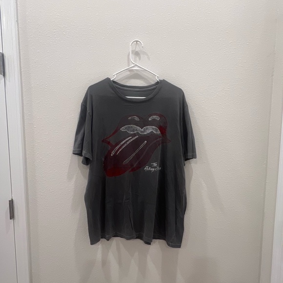The Rolling Stones Charcoal Tee with Red Logo Men’s XL - Picture 3 of 6